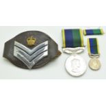British Army Territorial Efficiency Medal named to 24381219 Staff Sergeant G Wood, Royal Wessex