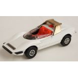 Corgi Toys diecast model Alfa-Romeo Pininfarina P.33 with white body and orange interior, 380, in