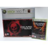 Microsoft Xbox 360 Gears of War limited edition video games console, in original box.