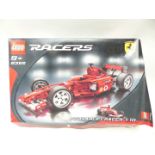 Lego Racers 1:10 scale Ferrari F1 Racer 8386 (2004), in original box.