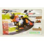 Hornby Scalextric model motor racing set Moto GP World Championship Rossi v Capirossi, in original