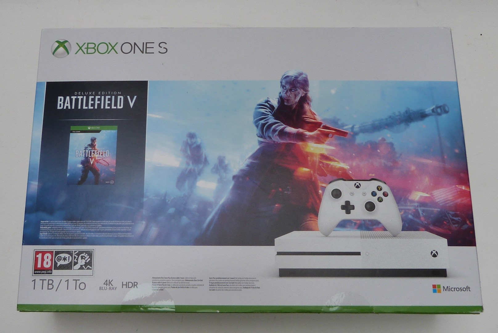 Microsoft Xbox One S 1TB video games console, in original box. - Image 2 of 2