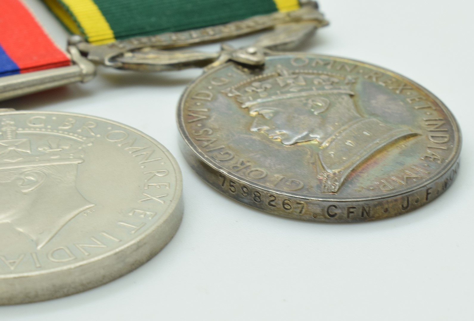 British Army WW2 medals comprising 1939-1945 Star, Italy Star, Defence Medal, War Medal and - Image 4 of 5