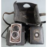 Zeiss Ikon Baby Box and Ross Ensign Ful-vue super cameras