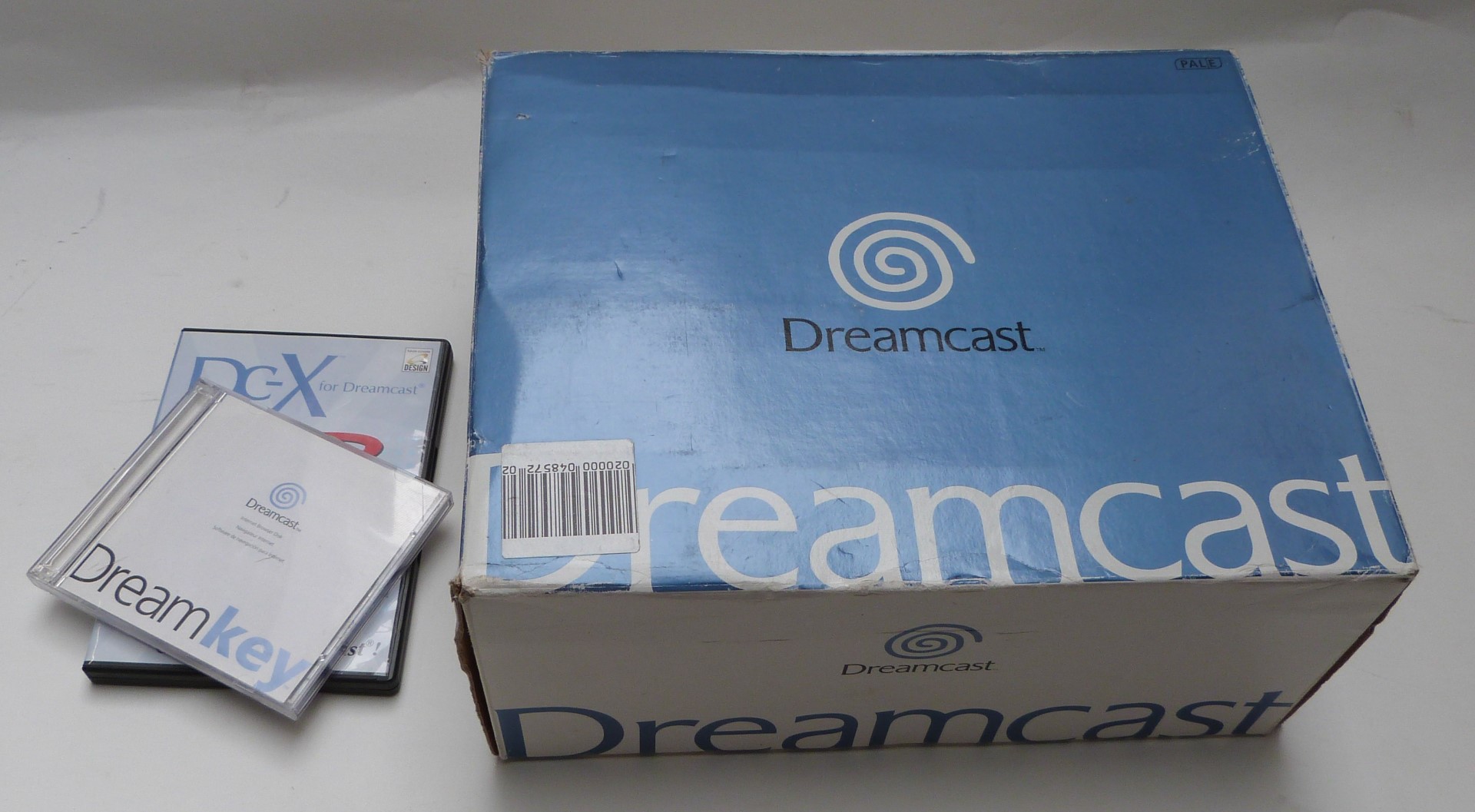 Dreamcast video games console, in original box.