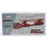 Corgi Heavy Haulage 1:50 scale limited edition diecast model Leyland DAF 85 Tractor, Tandem Axle