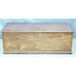A 19thC jointed elm trunk, W110 x D48 x H40cm