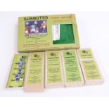 Five Subbuteo table football teams together with a 'Continental Display Edition' table soccer set,