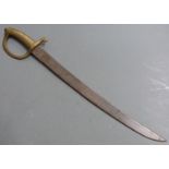 French style c1800 Infantry briquet/sword, blade length 47cm