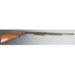 BSA Standard .177 air rifle with chequered grip and adjustable sights, serial number CS14118.