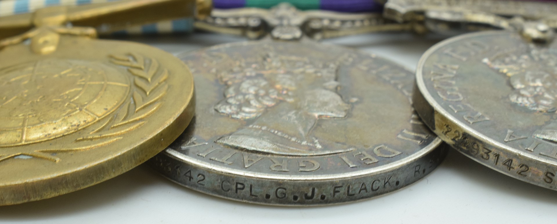 British Army WW2 and later medal group comprising Defence Medal, War Medal and Korea Medal named - Image 6 of 7