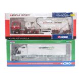 Two Corgi 1:50 scale limited edition diecast model lorries Countrywide Farmers PLC CC13516 and