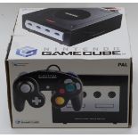 Nintendo Gamecube video games console, in original box.
