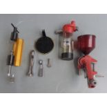 A collection of Lee and Pacific re-loading equipment including priming tool etc.