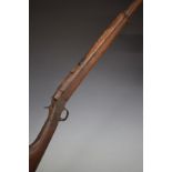 Remington American Boy Scout .22 rolling block rifle with named top strap and lock, sling suspension