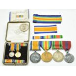 Royal Navy WW1 medals named to midshipman D.E Vorse (only War Medal named) Victory Medal, WW2