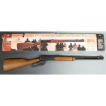 Daisy Winchester Model 1894 .177 underlever carbine air rifle with adjustable sights and wooden