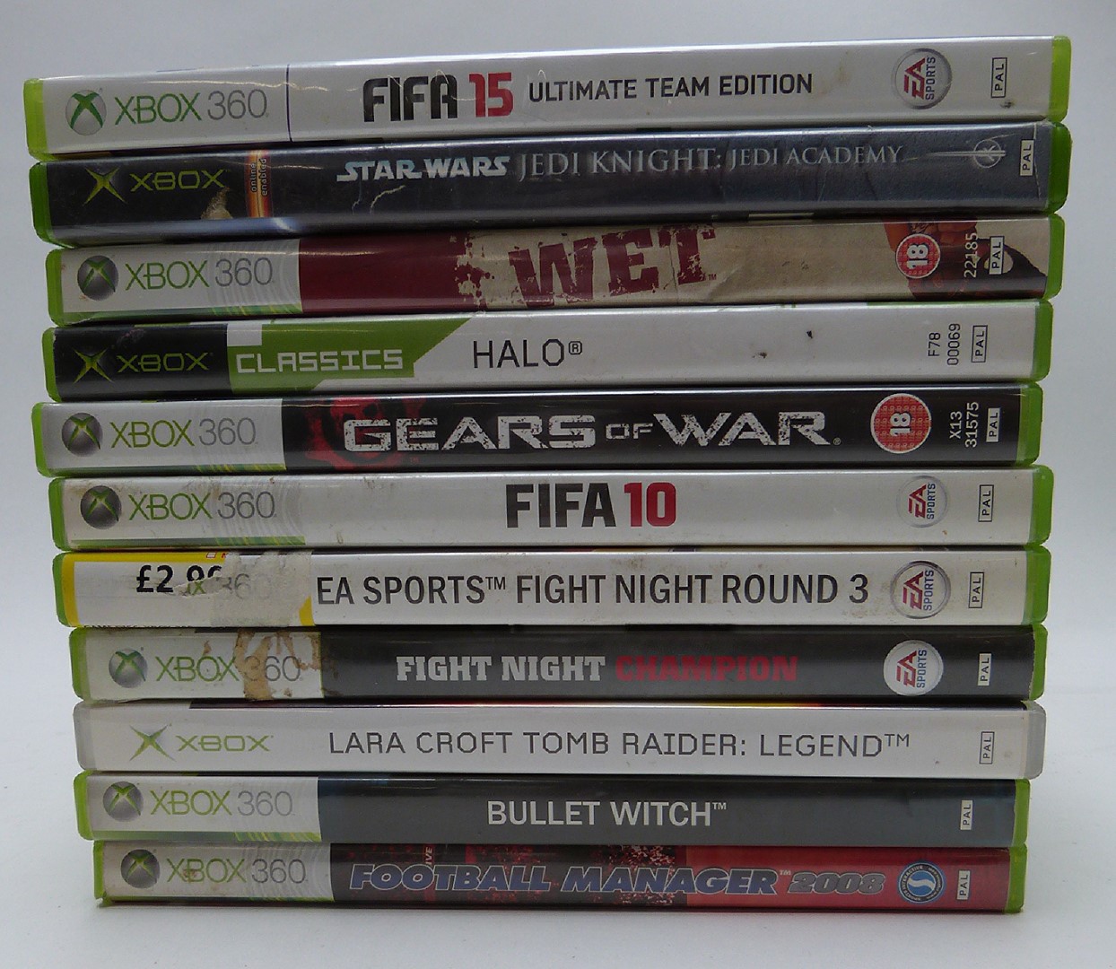 Two Xbox 360 video games consoles together with 11 various games. - Image 2 of 3