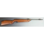 Cometa 300-S .22 air rifle with raised cheek piece and adjustable sights, serial number 20643.
