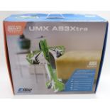Horizon Hobby E-flite UMX AS3 Xtra radio controlled model aeroplane, in original box.
