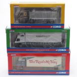 Three Corgi limited edition 1:50 scale diecast model lorries comprising Rigids Countrywide Farmers
