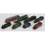 Eight Hornby, Airfix, Lima and similar 00 gauge locomotives including British Rail, Deutsche