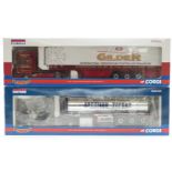 Two Corgi 1:50 scale limited edition diecast model lorries Edward Gilder & Co CC12933 and Atchison