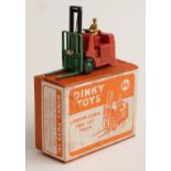 Dinky Toys diecast model Coventry Climax Fork Lift Truck with orange body, black boom and green