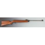 Webley Victor .22 air rifle with semi-pistol grip and adjustable sights, serial number 780367.