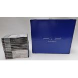 Sony Playstation 2 (PS2) video games console and 12 games including Tekken, Fifa, God of War,