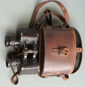 WW2 W Watson and Sons No.3, MK1 x 6 military binoculars with broad arrow ministry mark and dated