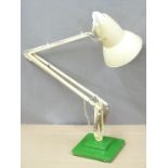 Herbert Terry Anglepoise lamp with stepped square base