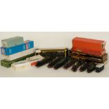 Eight Dapol, Mainline, Airfix, Tri-ang and similar model railway locomotives, some in original
