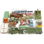 Nineteen Dinky Toys diecast model vehicles including Supertoys Foden Flatbed, Maximum Security