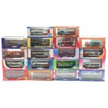 Eighteen Creative Master 1:76 scale diecast model buses and coaches, all in original display boxes.