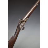 Italian 19thC model 1823 flintlock hammer action service musket with lock stamped 'FABB.A R.A IN
