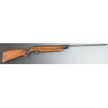 Weihrauch HW35 .22 air rifle with semi-pistol grip, raised cheek piece, adjustable trigger and