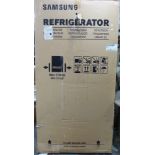 Samsung American style stainless steel refrigerator, reference/model number no RF24HSESBSR, 06EE.