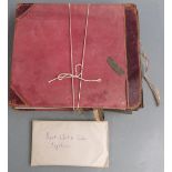 WW1 two personal photograph albums compiled by Lieutenant A C Kingham, HAC, the first depicting