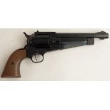 Crosman Model 1861 Shiloh single action .177 Co2 revolver air pistol with embossed faux wooden grip,