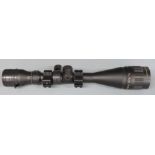 Nikko Sterling Gameking 4-16x50 rifle scope with scope mounts.