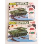 Two Dinky Toys diecast model Scorpion Tank Military Kits, 1038, both in original boxes.