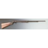 BSA Standard No. 2 .22 air rifle with named and chequered grip, adjustable pop-up rear sight and