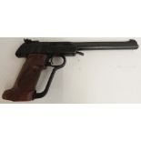 Walther LP Model 2 .177 target air pistol with shaped and chequered grip, hair trigger and