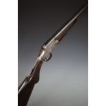 William H Davenport Firearms Company 8 bore single barrelled shotgun with 4" chamber, chequered
