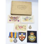 British Army WW1 medals comprising War Medal and Victory medal named to 226831 Pioneer A Baston,