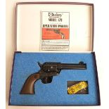 Daisy Spittin' Image Model 179 Peacemaker BB Six .22 revolver style air pistol, in original fitted