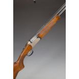 Marocchi 12 bore over and under ejector shotgun with engraved locks, underside and top plate,