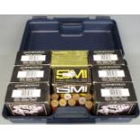 Two-hundred-and-eight 12 bore shotgun cartridges including Sportsman, Eley Maximum and SMI, most