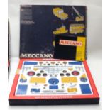 Two Meccano construction sets Outfit 5 and Outfit 8, both in original boxes.